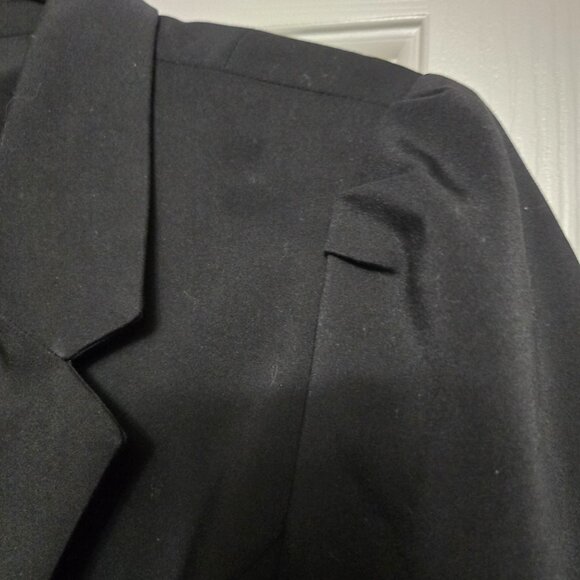 ELLE Black Single-Button Blazer | Women’s Size 8 | Classic Tailored Work Jacket - Picture 9 of 12
